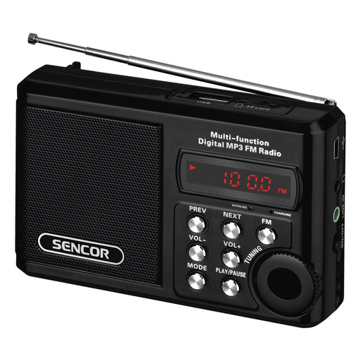 EAN 8590669117819 - Sencor SRD 215 B radio Analógica Negro imagen 1