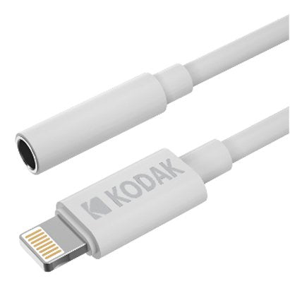 EAN 0887930425840 - Kodak 30425842 cable de teléfono móvil Blanco 0,1 m 3,5mm Lightning imagen 1