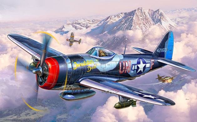 EAN 4009803039848 - Revell P-47 M Thunderbolt Maqueta de avión de ala fija Kit de montaje 1:72 imagen 1