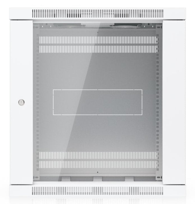 Fully Assembled Wall-Mount Rack With Built-In Fans And Uacc-Rack-12u-Wall-600-G