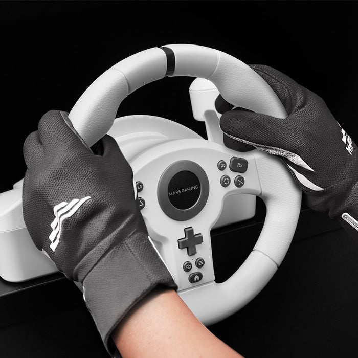 EAN 8435693111696 - Mars Gaming MWH-RSXONE Negro, Blanco USB Volante + Pedales PC, Playstation 3, PlayStation 4, Nintendo Swi imagen 7