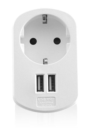 EAN 8056045878786 - Ewent EW1211 cargador de dispositivo móvil Smartphone, Tableta Blanco Corriente alterna Interior imagen 1