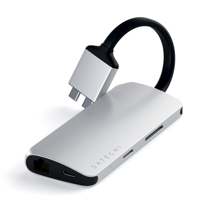 EAN 0879961008383 - Satechi ST-TCDMMAS base para portátil y replicador de puertos USB 3.2 Gen 1 (3.1 Gen 1) Type-C Plata imagen 2