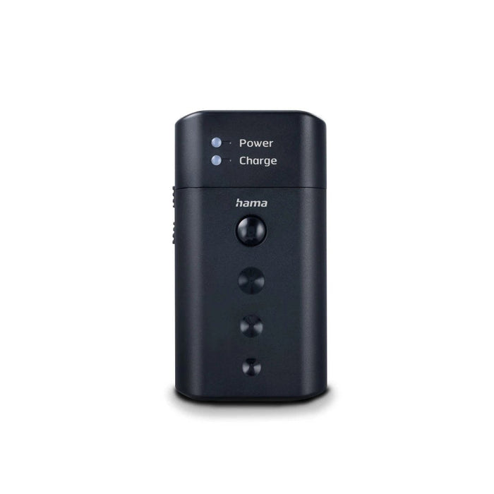 Cargador Pilas Recargables Hama Delta Travel Universal Baterias De Litio Y Nimh Usb-C Color Negro