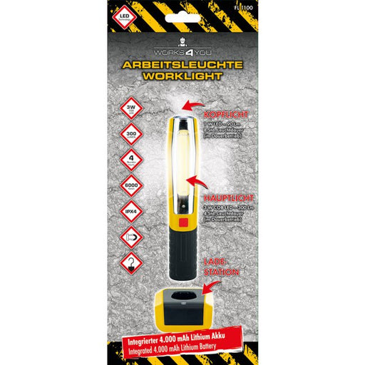 EAN 4004005023077 - Schwaiger FL110 0531 Negro, Amarillo Linterna de mano LED imagen 2
