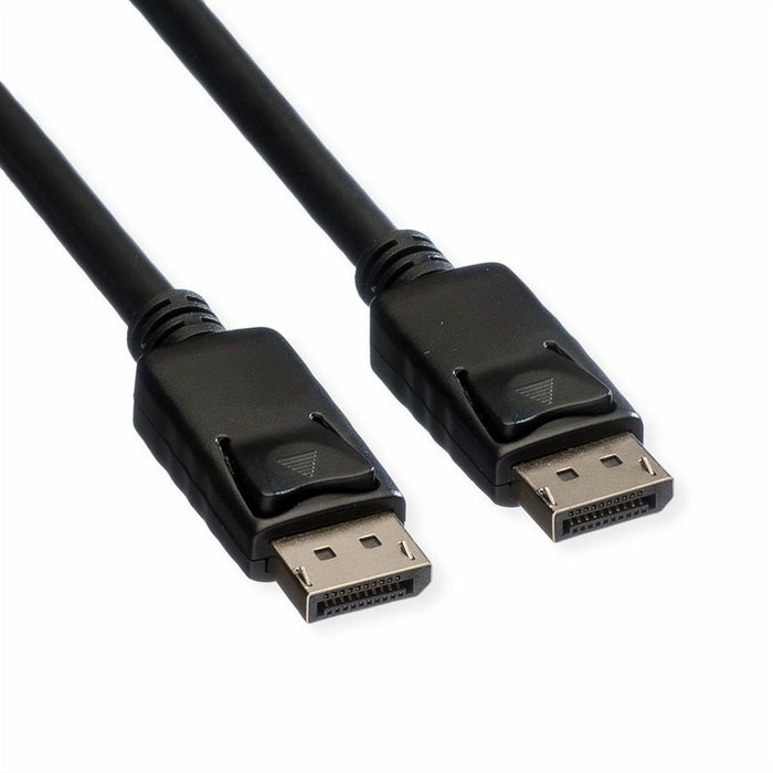 Roline Displayport Cable, Dp-Dp, V1.2, St - St, Tpe, Schwarz, 1,5 M