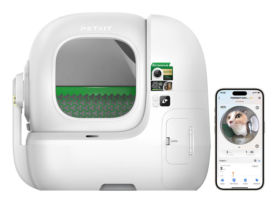 EAN 6975069306278 - PETKIT Max Pro 2 Gato Bandeja higiénica abierta Blanco imagen 1