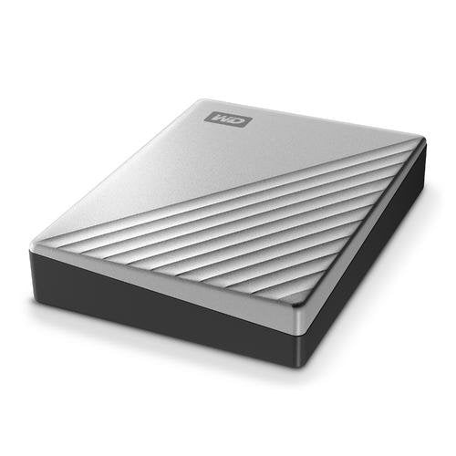 Wd My Passport Ultra Wdbftm0040bsl Disco Duro Cifrado 4tb Externo (Portátil) Usb3.0 (Usb-C Conector) Aes De 256 Bits Plata