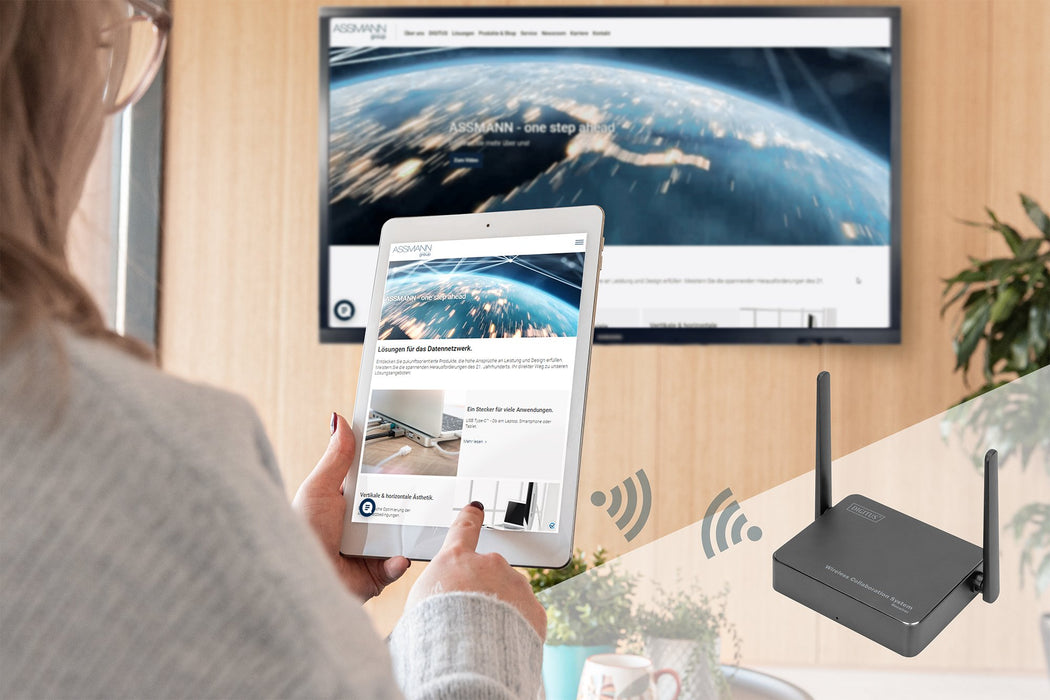EAN 4016032478492 - Digitus DS-55317 sistema de presentación inalámbrico HDMI Escritorio imagen 4