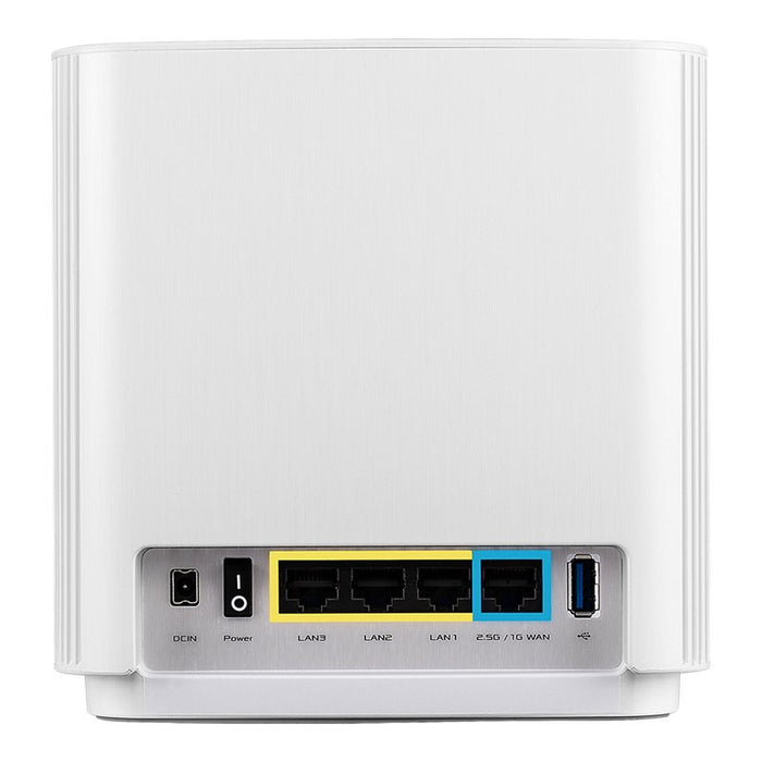 EAN 4718017579117 - ASUS ZenWiFi AX XT8 (W-2-PK) router inalámbrico Gigabit Ethernet Tribanda (2,4 GHz/5 GHz/5 GHz) Blanco imagen 4