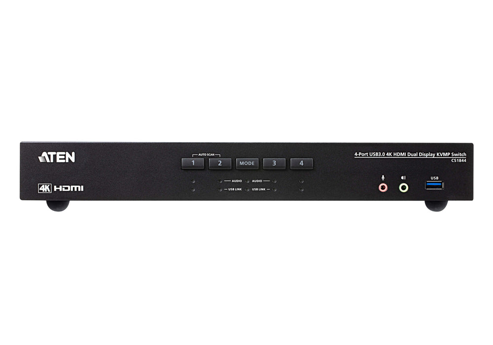 EAN 4710469340048 - ATEN CS1844-AT-G interruptor KVM Negro imagen 3