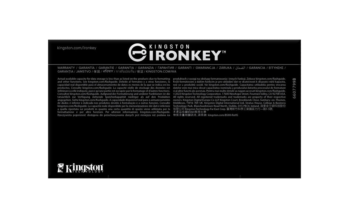 EAN 0740617334777 - Kingston Technology IronKey D500S unidad flash USB USB tipo A 3.2 Gen 1 (3.1 Gen 1) Negro imagen 7