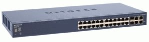 Netgear Fs728ts Prosafe Smart Switch 24 Port 10/100 + 4 Puertos