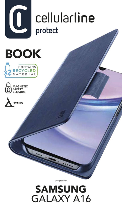 EAN 8018080489723 - Cellularline 8018080489723 funda para teléfono móvil 17 cm (6.7") Folio Azul imagen 2