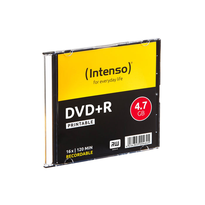 Intenso Dvd+R Rohlinge Printable 4,7gb Datenspeicher 16x Speed 10er Pack