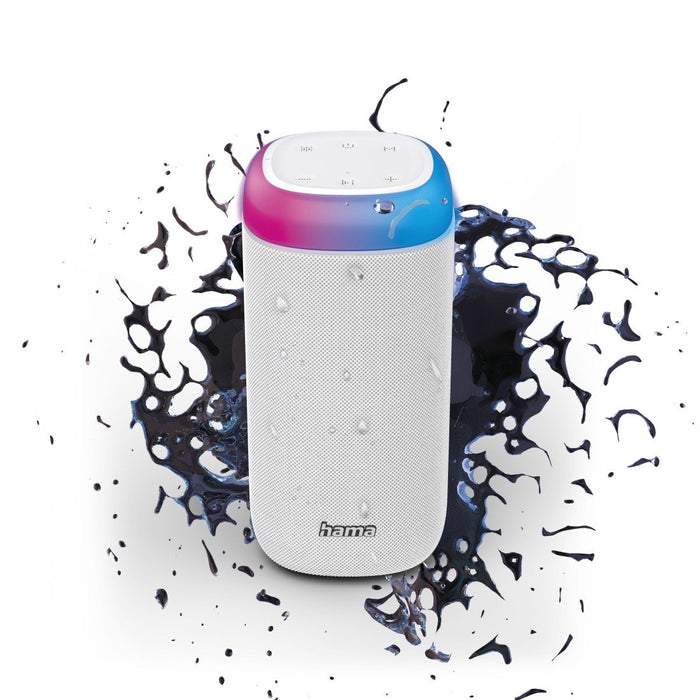 EAN 4047443479129 - Hama Shine 2.0 Altavoz portátil estéreo Blanco 30 W imagen 1
