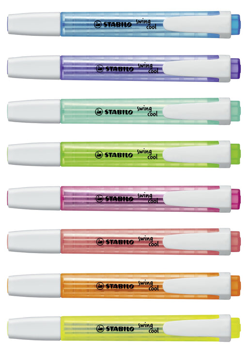 EAN 4006381467308 - STABILO swing cool Pastel marcador 8 pieza(s) Punta de cincel Azul, Verde, Naranja, Rosa, Rojo, Violeta,  imagen 2