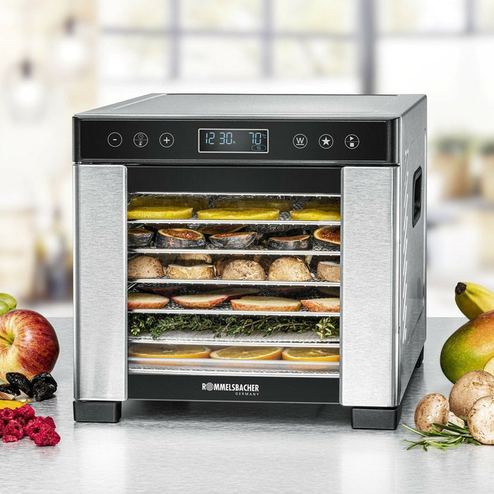 EAN 4001797469014 - Rommelsbacher DA 650 deshidratador de alimentos Negro, Acero inoxidable 600 W imagen 2