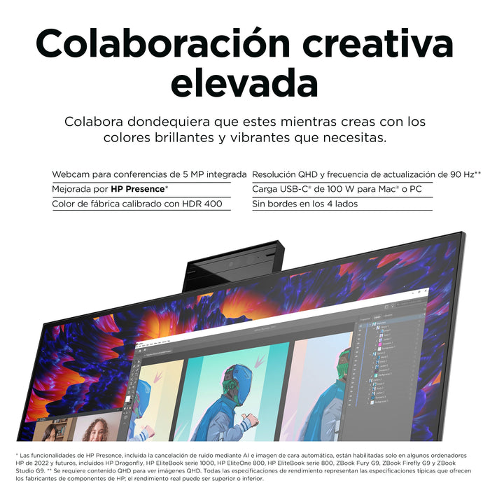 EAN 0196188123478 - HP Z24m G3 QHD Conferencing Display pantalla para PC 60,5 cm (23.8") 2560 x 1440 Pixeles Quad HD LCD Plat imagen 18