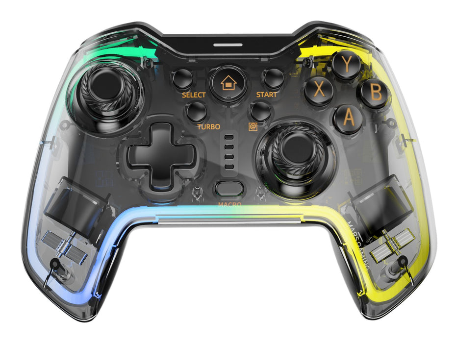 EAN 8435693109709 - Mars Gaming MGP-BT2 Negro, Transparente Bluetooth/USB Gamepad Analógico/Digital Android, Nintendo Switch, imagen 5