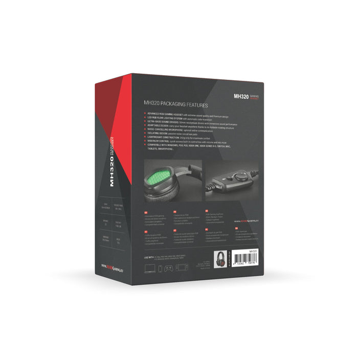 EAN 4710562759778 - Mars Gaming MH320 auricular y casco Alámbrico Diadema Juego USB tipo A imagen 8