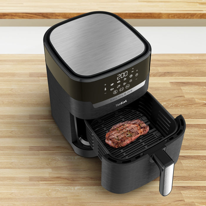 EAN 3045380020757 - Tefal Easy Fry & Grill EY5058 Sencillo 4,2 L Independiente 1550 W Freidora de aire caliente Negro imagen 7