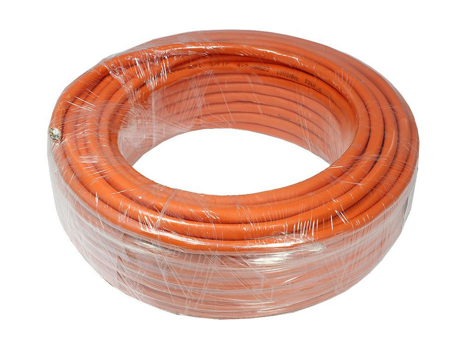 Cable  Alcasa Cat7, 25m De Red Naranja S/Ftp (S-Stp)