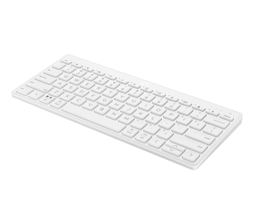 EAN 0196548516735 - HP 350 WHT Compact Multi-Device Keyboard teclado Hogar Blanco imagen 14