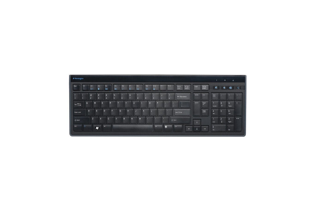 Teclado Ingles Kensington Advance Fit Usb Qwerty Internacional De Ee.Uu. Negro