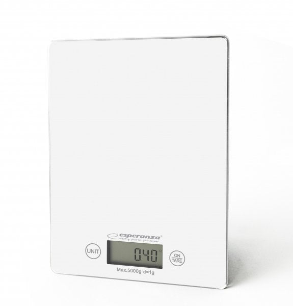 EAN 5901299914168 - Esperanza EKS002W báscula de cocina Blanco Encimera Rectángulo Báscula electrónica de cocina imagen 1