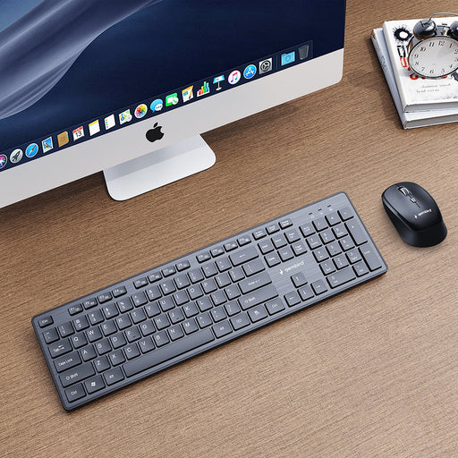 EAN 8716309130493 - Gembird KBS-WCH-04-RU teclado Ratón incluido Hogar RF inalámbrico Negro imagen 2