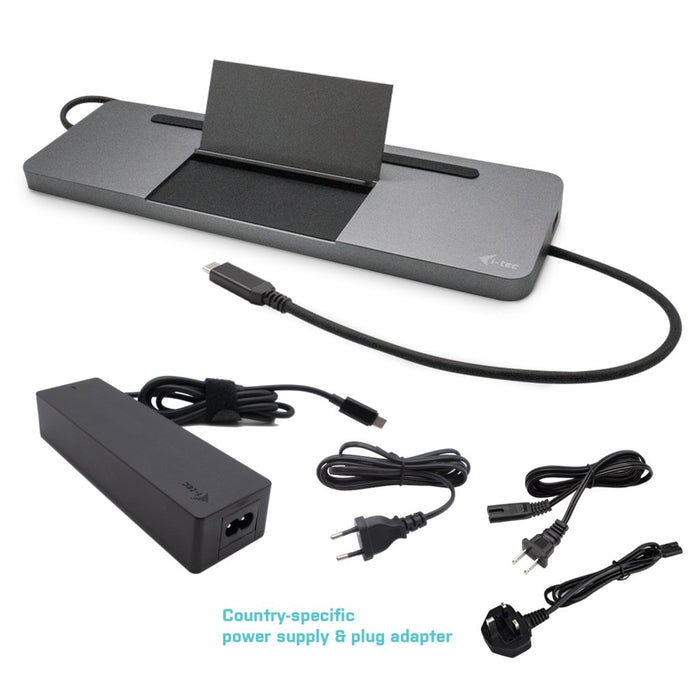 EAN 8595611707117 - i-tec Metal C31FLATPRO100 base para portátil y replicador de puertos Alámbrico USB 3.2 Gen 1 (3.1 Gen 1)  imagen 10