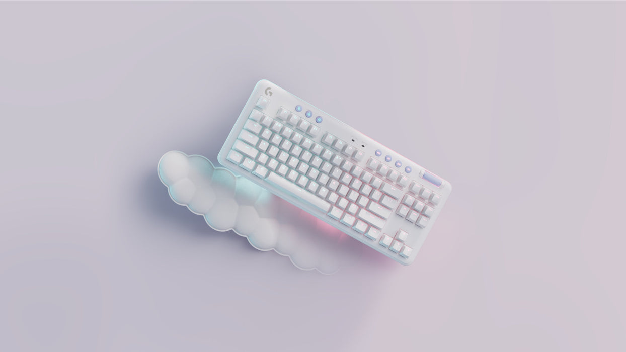 Logitech G G715 Teclado Sin Teclado Numérico Retroiluminación Inalámbrico Bluetooth 2.4 Ghz Azerty Francés Interruptor: Linear Blanco