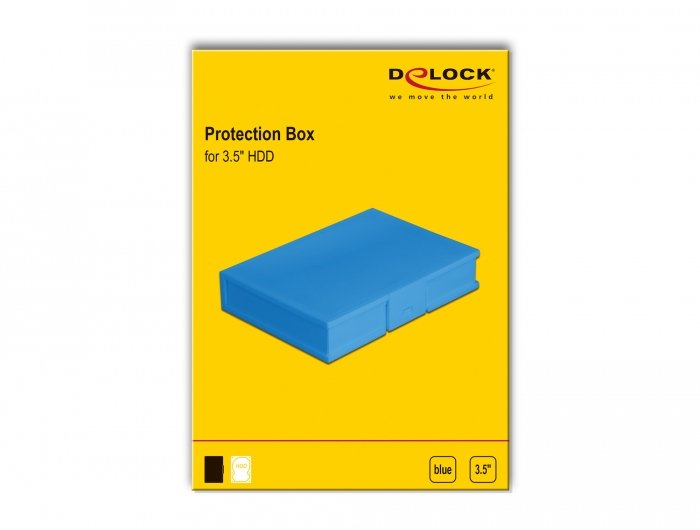 Schutzbox Für 3.5? Hdd Blau