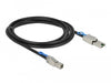 EAN 4043619835720 - DeLOCK 2m, Mini SAS HD SFF-8644 - Mini SAS SFF-8088 Negro imagen 2