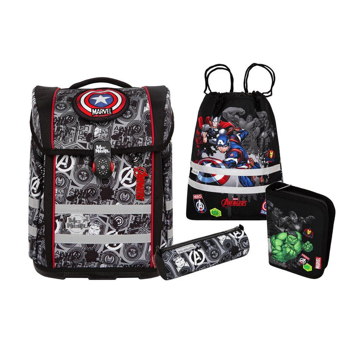 Mcneill Juego De Mochila Escolar Perfecto 5tlg. Marvel-Avengers