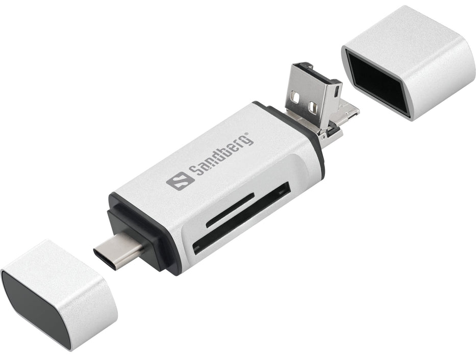 EAN 5705730136283 - Sandberg 136-28 lector de tarjeta Plata imagen 1