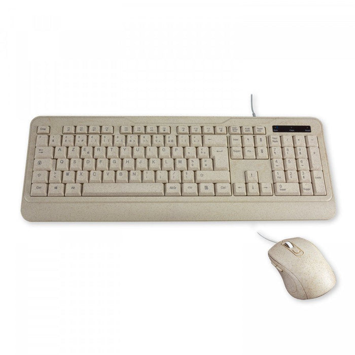 Bioplastic Wired Kit Keyboard & Mouse