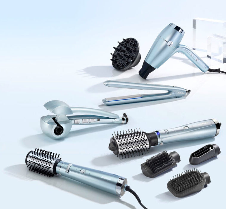EAN 3030050188400 - BaByliss Hydro-Fusion C1700E Utensilio de peinado Cepillo de aire caliente Caliente Azul 2,8 m imagen 5