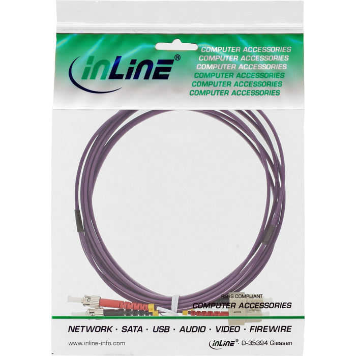 Cable Duplex De Fibra Óptica Inline Sc/St 50/125?M Om4 25m
