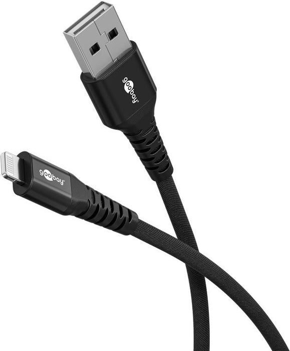 EAN 4040849745041 - Goobay 74504 cable de conector Lightning 2 m Negro imagen 1