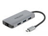 EAN 4043619632527 - DeLOCK 63252 base para portátil y replicador de puertos Alámbrico USB 3.2 Gen 1 (3.1 Gen 1) Type-C Gris imagen 1