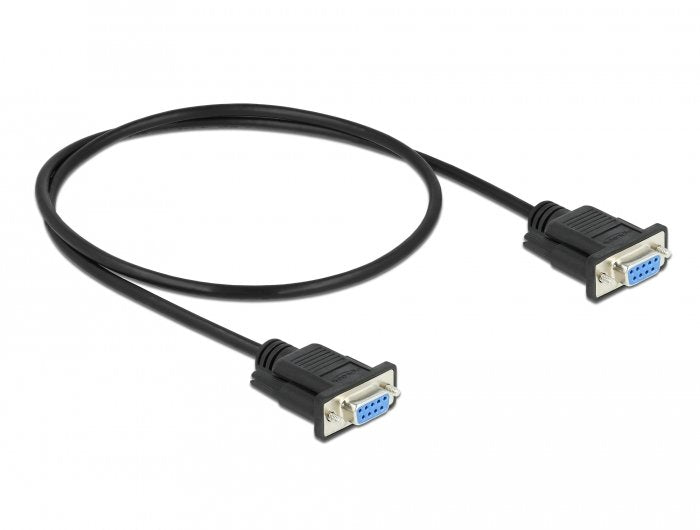 EAN 4043619873081 - DeLOCK 87308 cable de serie Negro 0,5 m DB-9 imagen 2
