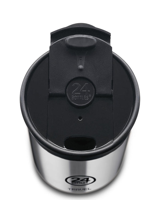 EAN 8051513926723 - 24Bottles 24B629 bidón de agua Uso diario 350 ml Acero inoxidable Negro imagen 2