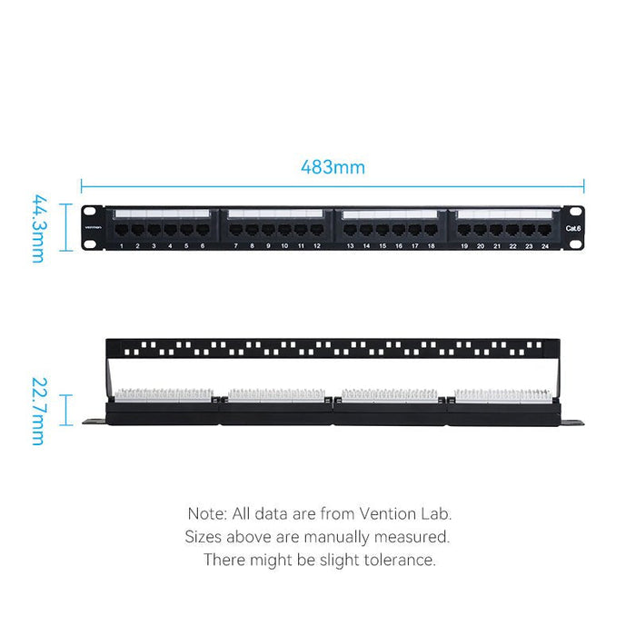 Patch Panel Aisens Kgcb0 24 Puertos Cat.6