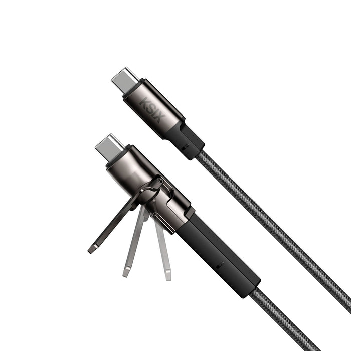 Cable Ultrarrápido Usb Tipo C A Usb Tipo C - 1 M · Negro