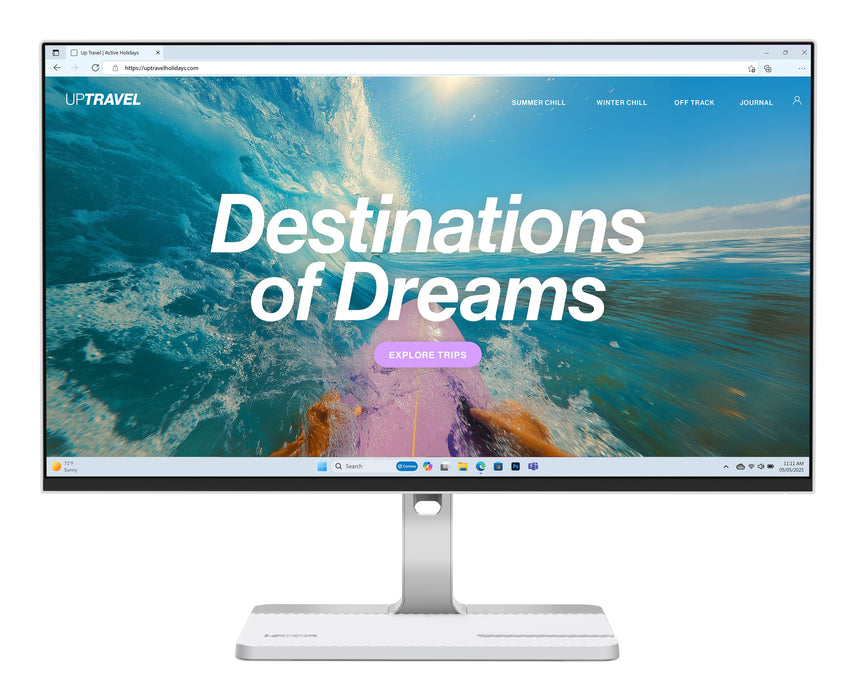 Lenovo Monitor 67dcuat6eu / L24d-4c Gris 60,5 Cm 23,8"