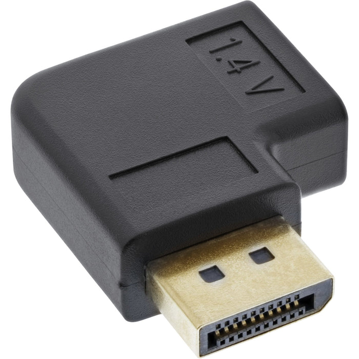 Adaptador Inline Displayport, Displayport Macho/Hembra En Ángulo Izquierdo