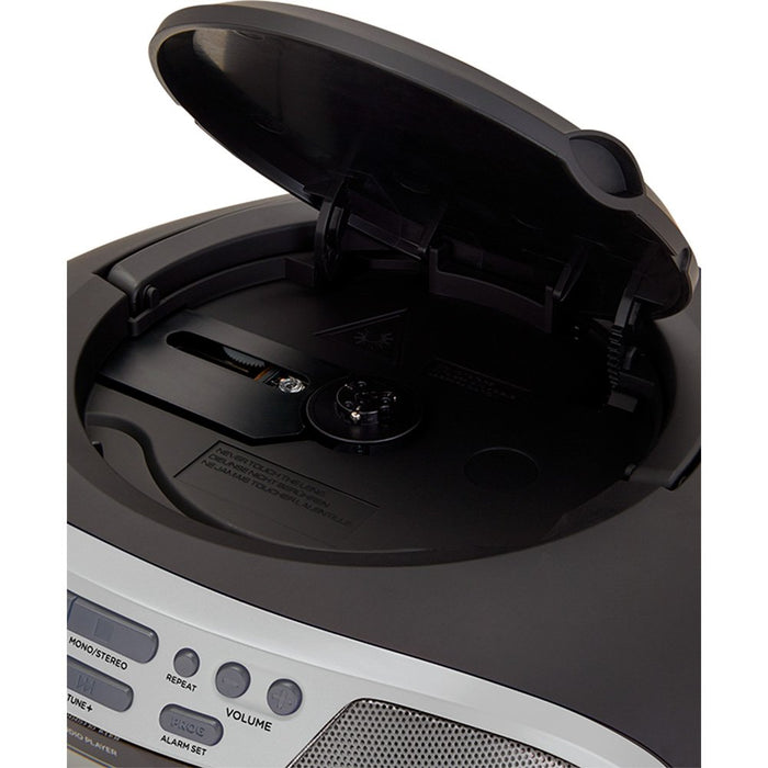 EAN 8435256898439 - Aiwa BBTU-400SL sistema estéreo portátil Analógico y digital 6 W FM Plata Reproducción MP3 imagen 4