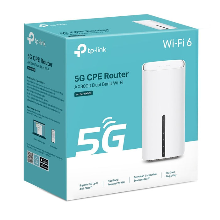 EAN 1210002601610 - TP-Link Archer NX500 router inalámbrico Gigabit Ethernet Doble banda (2,4 GHz / 5 GHz) 5G Blanco imagen 4